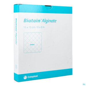 Packshot Biatain Alginate 15cmx15cm 10 3715