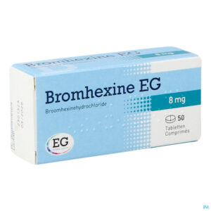 Packshot Bromhexine EG         Tabl 50 X 8Mg