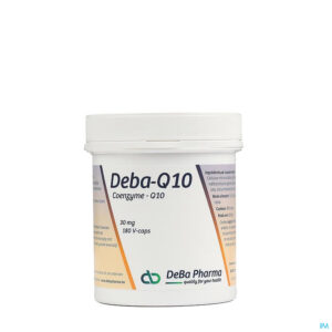 Packshot Coenzyme Q10 Caps 180x30mg Deba