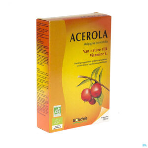 Packshot Acerola Bio Amp 20x10ml Biotechnie