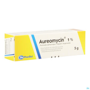 Packshot Aureomycine Ung Opht 1 X 5g 1%