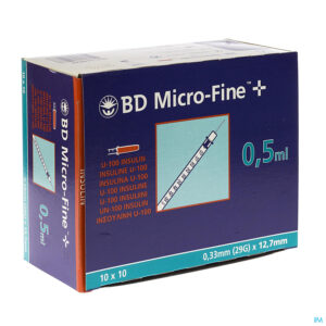 Packshot Bd Microfine+ Ins.spuit 0,5ml 29g 12,7mm100 324824
