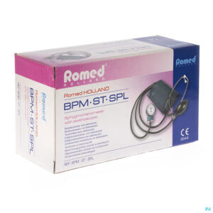 Packshot Bloeddrukmeter + Stethoscoop Romed Pontos