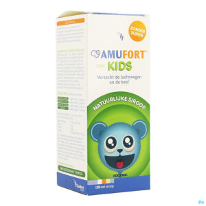 Packshot Amufort Kids Siroop Zonder Suiker 150ml