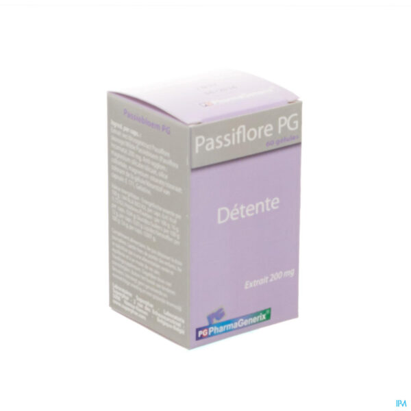 Packshot Passiebloem Pg Pharmagenerix Caps 60