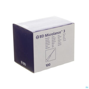 Packshot Bd Microlance 3 Nld 30g 1/2 Rb 0,3x13mm Geel 100