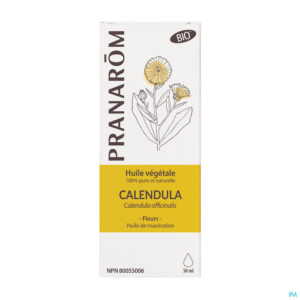 Packshot Calendula Bio Lipide Extract 50ml Pranarom
