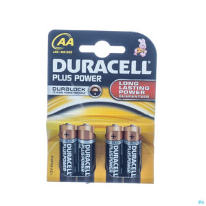 Packshot Duracell Mn1500/lr6 4