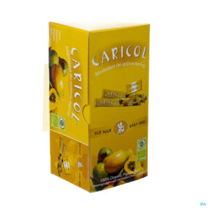 Packshot Caricol Papaya Food Supplement Stick 20x20ml