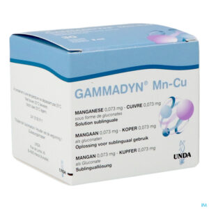 Packshot Gammadyn Amp 30 X 2ml Mn-cu Unda