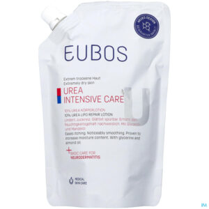 Packshot Eubos Urea 10% Bodylotion Droge Huid Refill 400ml