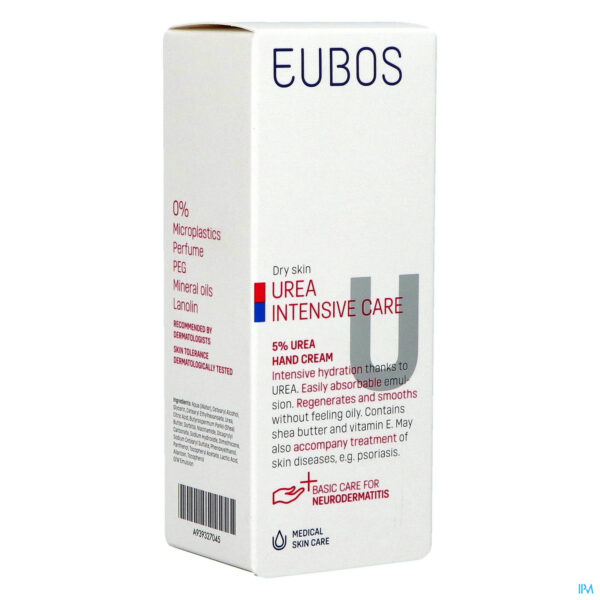 Packshot Eubos Urea 5% Handcreme Tube 75ml