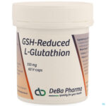 Packshot l-glutathion Reduced Caps 60x150mg Deba