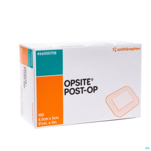 Packshot Opsite Post Op N 6,5cmx 5,0cm 100 66000708