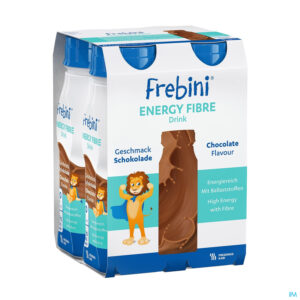 Packshot Frebini Energy Fibre Drink 200ml Chocolat/chocolade