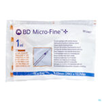 Productshot Bd Microfine+ Ins.spuit 1,0ml 29g 12,7mm100 324827