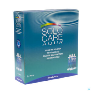 Packshot Solocare Aqua Multipack 3x360ml