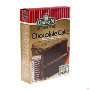 Packshot Orgran Mix Chocoladecake 375g 4501 Revogan