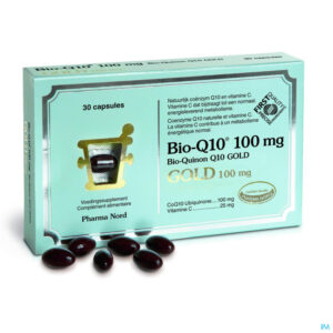 Productshot Bio-q10 100mg Gold Caps 30