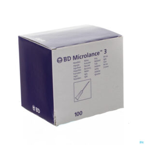 Packshot Bd Microlance 3 Naald 19g 2 Rb 1,1x50mm Creme 100