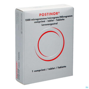 Packshot Postinor Comp 1 X 1500 Ug