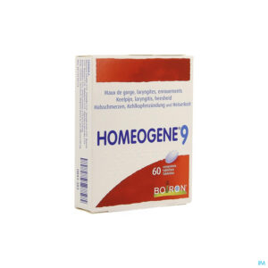 Packshot Homeogene N 9 Comp 60 Boiron