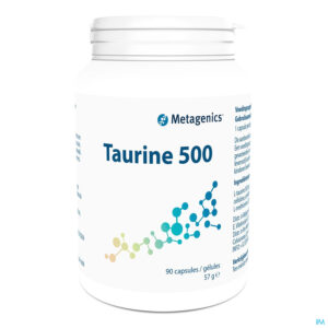 Packshot Taurine Caps 90x 500mg Metagenics