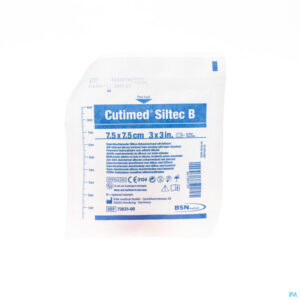 Packshot Cutimed Siltec B Kp Steriel 7,5x 7,5cm 1 7328400