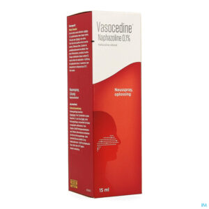 Packshot Vasocedine Naphazoline Spray 15ml
