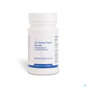 Packshot Zn Zyme Forte Biotics Comp 100x25mg