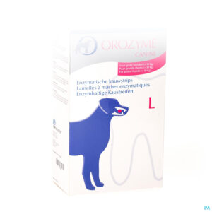 Packshot Orozyme Canine l Kauwstrip Enzym.hond >30kg 141g