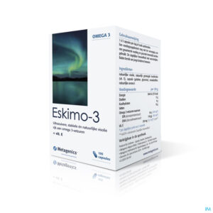Packshot Eskimo-3 Caps 105x500mg 174 Metagenics