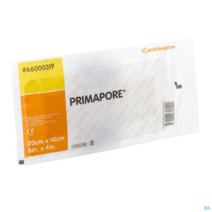 Packshot Primapore S&n Verb Post-op 20cmx10cm 1 66000319