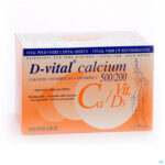 Packshot D-vital Calcium 500/200 Sinaas Zakjes 40