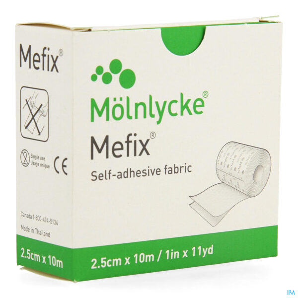 Packshot Mefix Zelfklevende Fixatie 2,5cmx10,0m 1 310250
