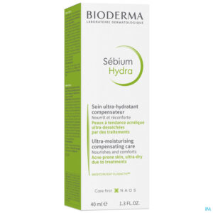 Packshot Bioderma Sebium Hydra Creme Tube 40ml