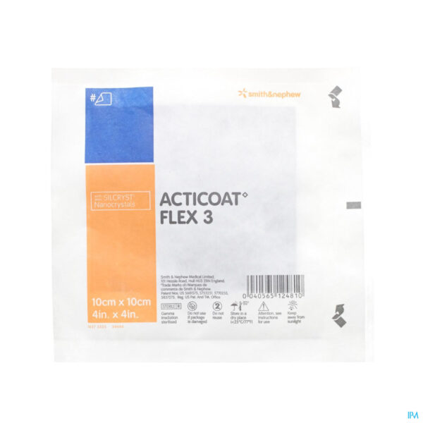 Packshot Acticoat Flex 3 Verb Ind.ster 10x 10cm 1 66800399
