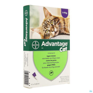 Packshot Advantage 80 Katten >4kg 4x0,8ml