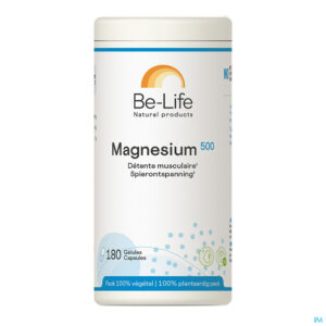 Packshot Magnesium 500 Minerals Be Life Gel 180