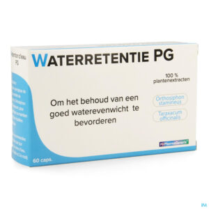 Packshot Waterretentie Pg Pharmagenerix Caps 60