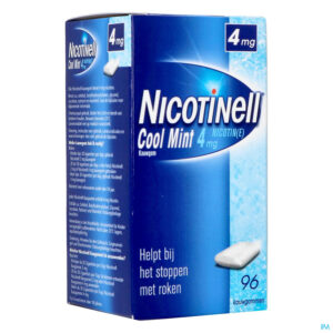 Packshot Nicotinell Cool Mint 4mg Kauwgom 96