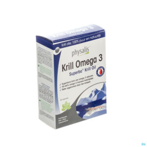 Packshot Physalis Krill Omega 3 Caps 30