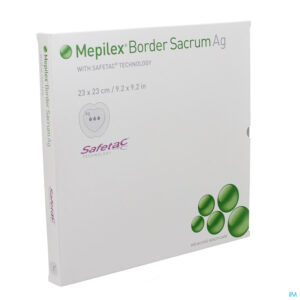 Packshot Mepilex Border Ag Sacrum Ster 23,0x23,0 5 392400