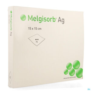 Packshot Melgisorb Ag Kp Ster 15x15cm 10 256150