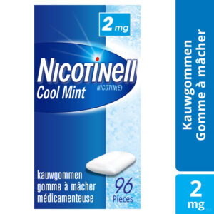 Packshot Nicotinell Cool Mint 2mg Kauwgom 96