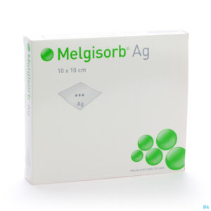 Packshot Melgisorb Ag Kp Ster 10x10cm 10 256100