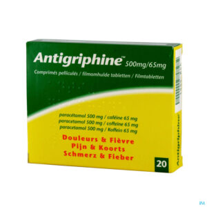 Packshot Antigriphine Comp 20 X 500mg