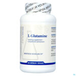 Packshot l-glutamine 500mg Biotics Caps 180
