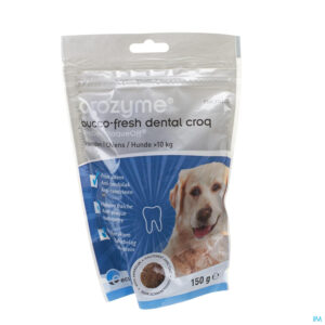 Packshot Orozyme Bucco-fresh Dental Croq Dog >10kg 150g