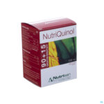 Packshot Nutriquinol 100mg Softgels 90+15 Gratis Nutrisan
